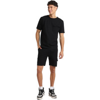 Nobero Black Men's Roger Half-Sleeve With Shorts Co-Ord Set