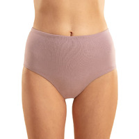 Nykd (Nyp207 Shaping Mesh Full Brief Panty Underwear For Women | Ultra-Soft, Comfortable & Breathable Fabric With No Visible Panty Line | Full Coverage With Smooth Elastic Waistband - Elderberry