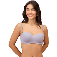 Nykd (Nyb027 Padded & Wired Ultimate Multiway Strapless Bra For Women | Anti Slip Bra With Seamless Neckline & Soft Detachable Straps - Light Blue