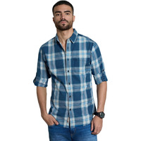 High Star Cotton Men's Regular Fit Shirt (Hsmshs2431_Multi_2, 42
