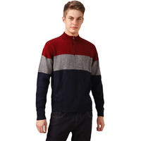 Dennis Lingo Multi-Color Solid Cotton Slim Fit Full Sleeve Sweatshirt For Men