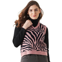 Modeve Sleeveless Women Sweater, Pink, L||Winterwear||