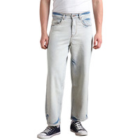 Hubberholme Men Cotton Washed Baggy Mid-Rise Jeans 13