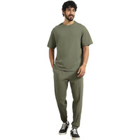 Moses Olive Oversized T-Shirt & Joggers Co Ord Set(1M-Lwcs-R0079-Og5_Olive Green_Xl)