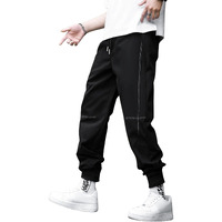 Nobero Men Oversized Fit Joggers(1M-Bwjg-R0148-Bl4_Black_L)
