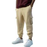 Nobero Men Mid Rise Regular Sweatpants (1M-Bwjg-R0150-Et_Pebble, Grey, Medium)