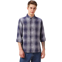 Dennis Lingo Blue Checks Cotton Regular-Fit Full-Sleeve Men Shirts