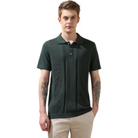 Dennis Lingo Men Regular Fit Green Half Sleeve Cotton T-Shirt