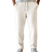 Nobero Men's Straight Sweatpants (1M-Bwjg-R0149_Cannoli