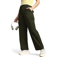 Juneberry Women Cargo Pants_Jb_Wc2_Og_S Olive Green