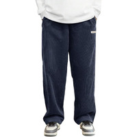 Kotty Mens Solid Drawstring Marshal Blue Corduroy Pant(Blue,28)-Kottymenspant15_28