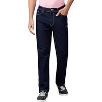Kotty Men's Solid Corbeau Button Regular Fit Jeans (Blue,Xxl)-Kottymensjeans26Xxl