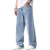 Kotty Men's Solid Regular Fit Mid Distressed Fashionable Trendy Denim Jeans(Blue,28)