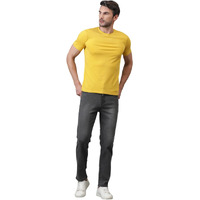 Kotty Men's Solid Mid Rise Comfortable And Strechable Stylish Jeans(Grey,30)