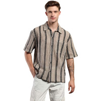 Kotty Men's Solid Regular Button Wild Mustang Casual Shirt(Multicolor,L)-Kttmensshirt230L