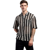 Kotty Men's Solid Regular Button Nightshade Berries Casual Shirt(Multicolor,L)-Kttmensshirt234L