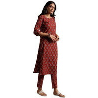 Libas Women's Cotton Blend Kurta Set (36609H