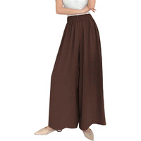 Kotty Womens Solid Bright Brown Streachable Pant (Brown,Xl)-Kttwomenspant768Xl