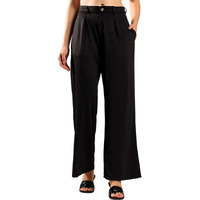 Kotty Women's Solid Smoky Black Casual Stylish Pant(Black,M)-Kttwomenspant691M