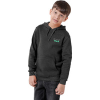 Kyda Kids Boy's Cotton Neck Hooded Sweatshirt (K-Boywin-Mix_Black