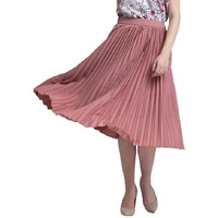 Kzully | Chic Midi Skirts Elegant Ensembles For Women & Girls Pink