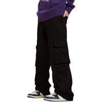 Leriya Fashion Men Cotton Cargo Pant (Lf-Tp-1077-M-Black)