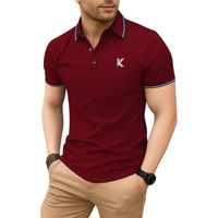 Leriya Fashion Solid Regular Fit T-Shirt For Men (Lf-M.T Mt1223_Maroon