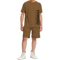 Kyda Kids100% Pure Cotton Boy's Premium Printed Tshirt And Shorts Set