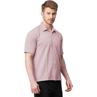 Leriya Fashion Mens Cotton Blend Man Casual Shirt Regular Fit Men's Shirt (Lf-Ms-6144_Peach_Xl)