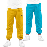 Kyda Kids Unisex Cotton Regular Fit Track Pants For Boys & Girls (Pack Of 2)(Kk-B-Discover-C1-7-8Y,Multicolor)