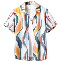 Leriya Fashion Mens Rayon Man Casual Shirt Regular Fit Western (Lf-Ms-6116_Yellow_Xl)