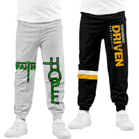 Kyda Kids Boys Cotton Printed Track Pants (Pack Of 2)