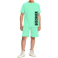 Kyda Kids Boy's 100% Pure Cotton Premium Printed Tshirt And Shorts Set For Summer