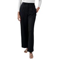 Leriya Fashion Women High Rise Wide Leg Trouser Pant (Lf-W.Trouser-Tr1202_Black, 30