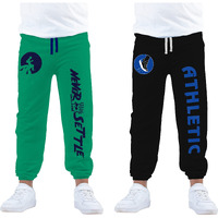 Kyda Kids Boy's Cotton Regular Fit Track Pant(Tp-2-Ck-Athletic-9-10Y,Multicolor)