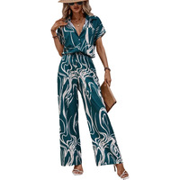 Leriya Fashion Women Western Dress Co-Ord Set (Xxx-Large, Turquoise)