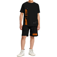 Kyda Kids Boy's 100% Pure Cotton Premium Printed Tshirt And Shorts Co-Ords Set (Pack Of 1)