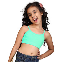 Kyda Kids Girls Antibacterial Cotton Solid Non Padded, Beginners Bra For Girls