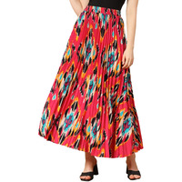 Kzully Crepe Western Skirt Pink
