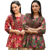 Leriya Fashion Women's Regular Fit Western Top