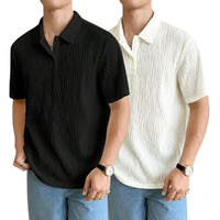 Leriya Fashion Cotton T-Shirt For Men  Soft Breathable Fabric | Regular Fit Half Sleeve Collar Tee For Summer Casual Wear (Available In Plus Size And Combo Pack Of 2)