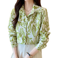 Leriya Fashion Shirts For Women  Korean Style Long Sleeve Oversized Button Down | Plus Size Workwear Top For Office & Casual Wear