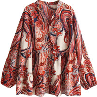 Leriya Fashion Shirts For Women  Korean Style Long Sleeve Oversized Button Down | Plus Size Workwear Top For Office & Casual Wear