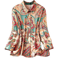 Leriya Fashion Shirts For Women  Korean Style Long Sleeve Oversized Button Down | Plus Size Workwear Top For Office & Casual Wear