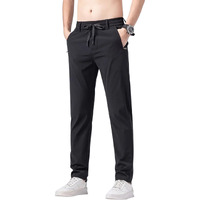 Lymio Men's Regular Fit Causal Trouser || Pant For Men || Trouser For Men (Tr-20-S) Black