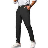 Lymio Trouser For Men || Men's Regular Fit Casual Trouser (Tr-13-Black-36)