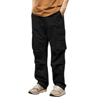 Lymio Cargo Pants For Men|| Cotton Cargo Pants For Men (Cargo-113-Black-4Xl)