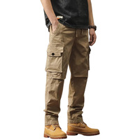 Lymio Cargo Pants For Men|| Cotton Cargo Pants For Men (Cargo-57-Khakhi-3Xl)