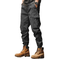 Lymio Men Cargo || Men Cargo Pants || Men Cargo Pants Cotton || Cargos For Men (Cargo-104-Grey-S)