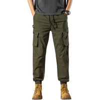 Lymio Cargo Pants For Men|| Cotton Cargo Pants For Men (Cargo-58-Green-3Xl)